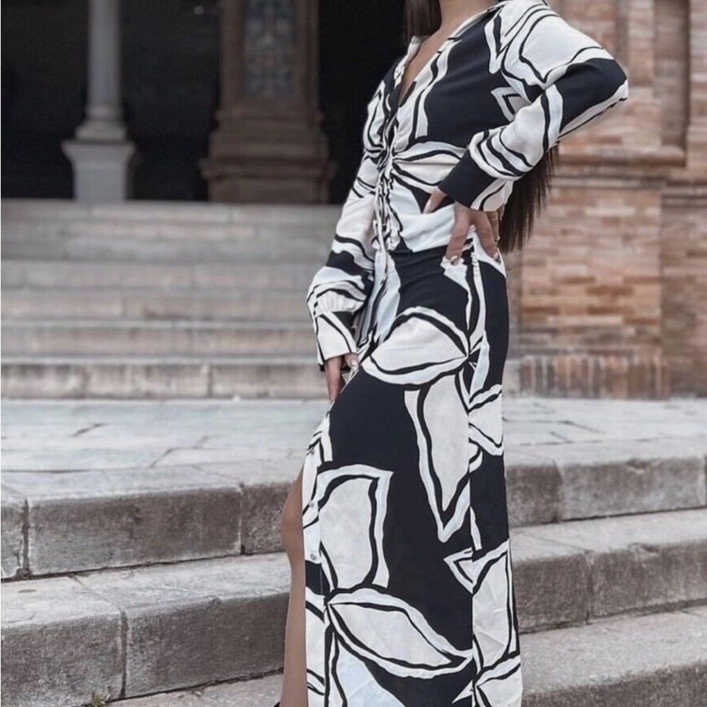 Zara  Long Sleeve Dress